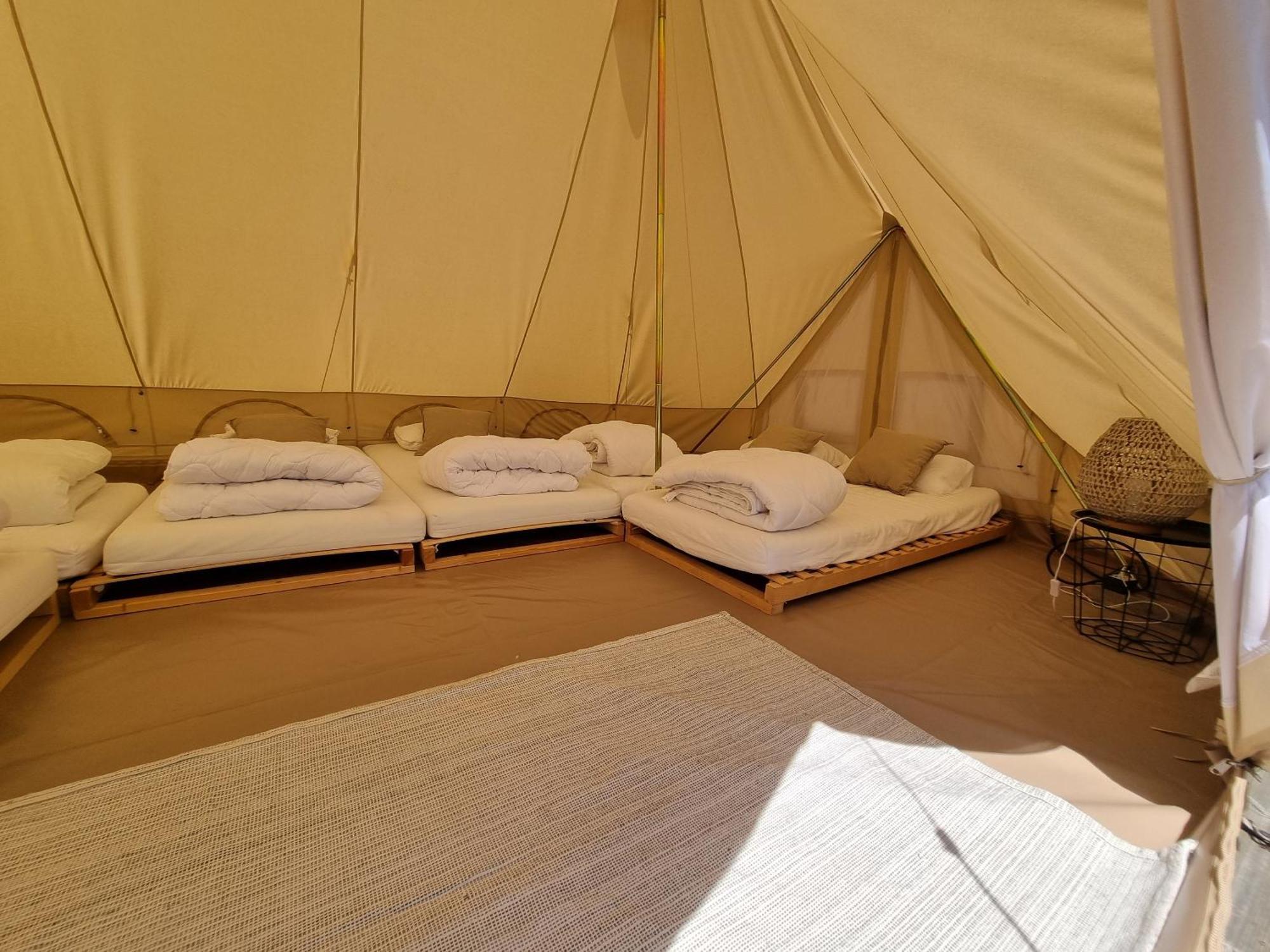 Отель Camping Le Hameau Des Pecheurs Новалез Номер фото