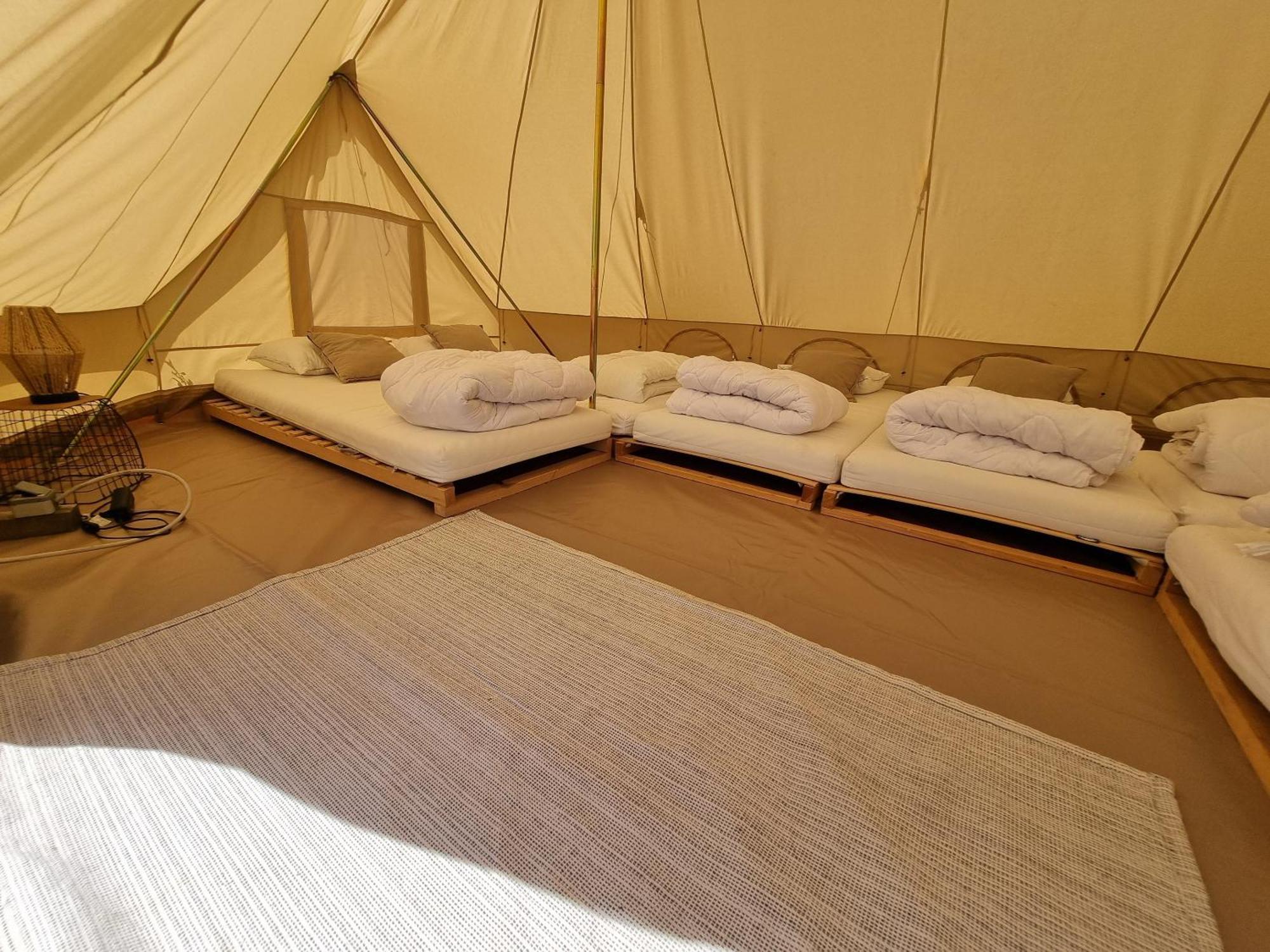 Отель Camping Le Hameau Des Pecheurs Новалез Номер фото